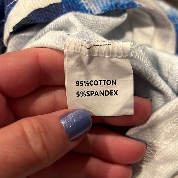 Sleeveless blue maxi dress, NWOT - Picture 7 of 7